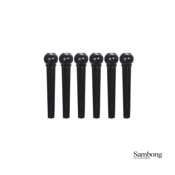 SAMBONG - Pin para acustica - juego de 6 negro - BP001b C/U