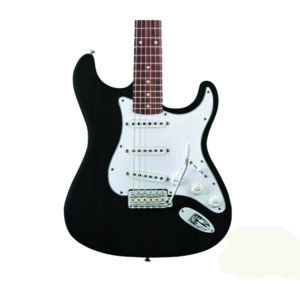 SMITH - Guitarra eléctrica Stratocaster - Negra - GSX100BK