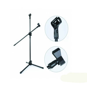 SENON - Pie de microfono Boom 2 pipetas - MS02