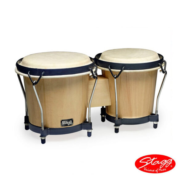 STAGG - Bongoe de madera 6" Y 7"- Color natural - BW70N