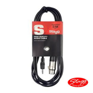 STAGG - Cable Canon Hembra - Mini plug 3m - SAC3MP