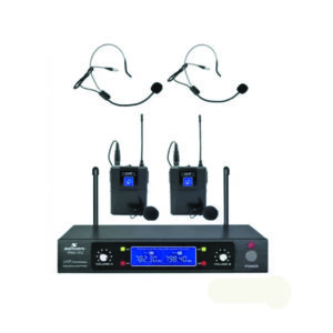 SENON – Microfono inalámbrico de Vincha doble UHF – WMU312