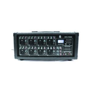 VMR AUDIO - Consola potenciada de 8 canales con Bluetooth, FM y MP3 - MOVIL-POWER8