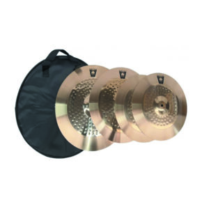 Wotan - Set de Platos para bateria Hihat Crash Ride con Bolso - W-CYMBAL-SET
